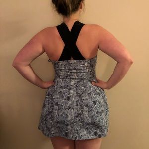 AQ/AQ blue gray mini dress NEW- never worn